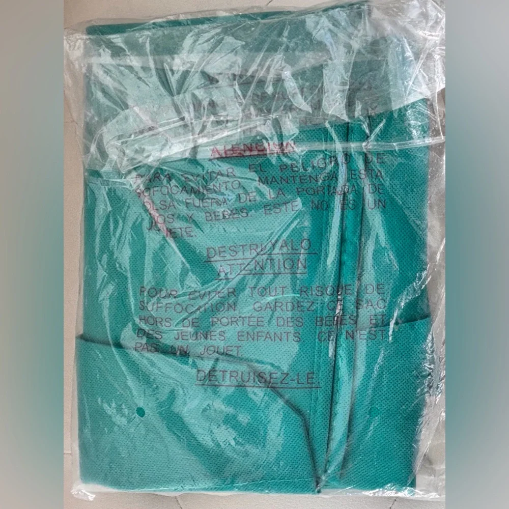 Blue-Green Joy Mangano mirror 28 pocket organizer - New